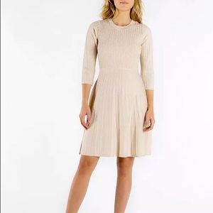 Nanette Lepore 3/4 dress gold shimmer